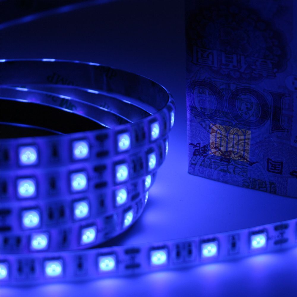 2019 Super Bright 5M UV Ultraviolet Led Strip Light DC12V 5050 300Leds