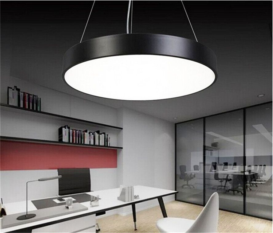 Modern Minimalism Led Hanging Lights Suspension Lighting Office Modern Minimalism Led Hanging Lights Suspension Lighting Office Pendant Light Matte Metal Round Pendnat Fixtures Ac85 265v Red