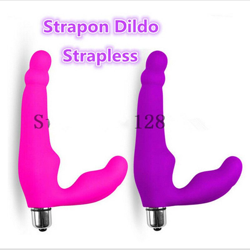 Strapless Strapon Dildoo Vibrator Lesbian Strapless Strap -8273