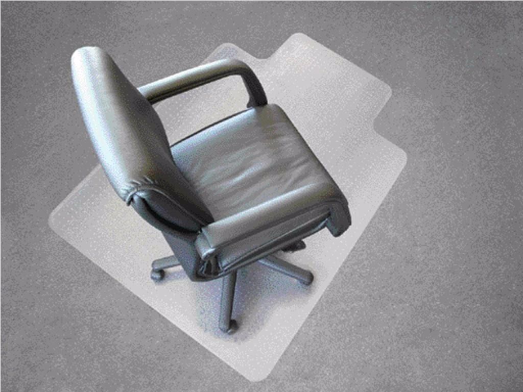 Pvc Home Office Chair Floor Mat Studded Back With Lip For Standard