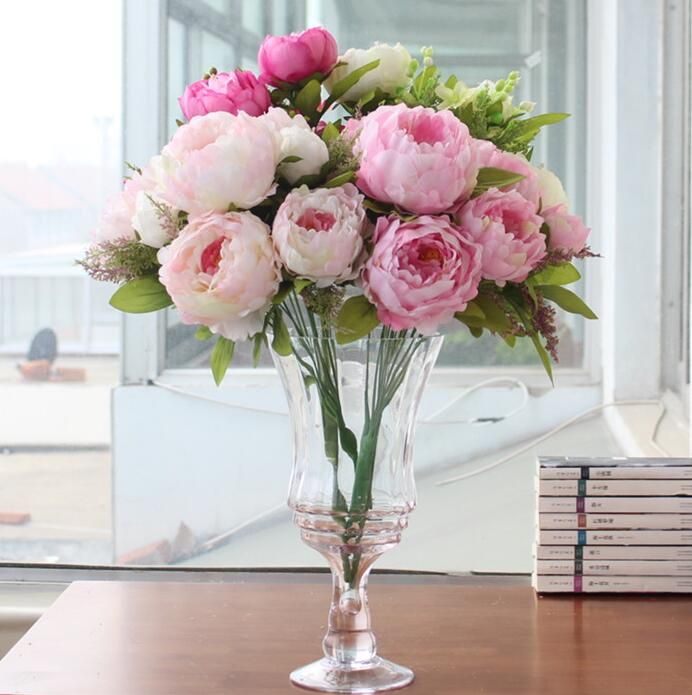 2019 Peony Beautiful Flower  Home  Decoration  Hand Made 