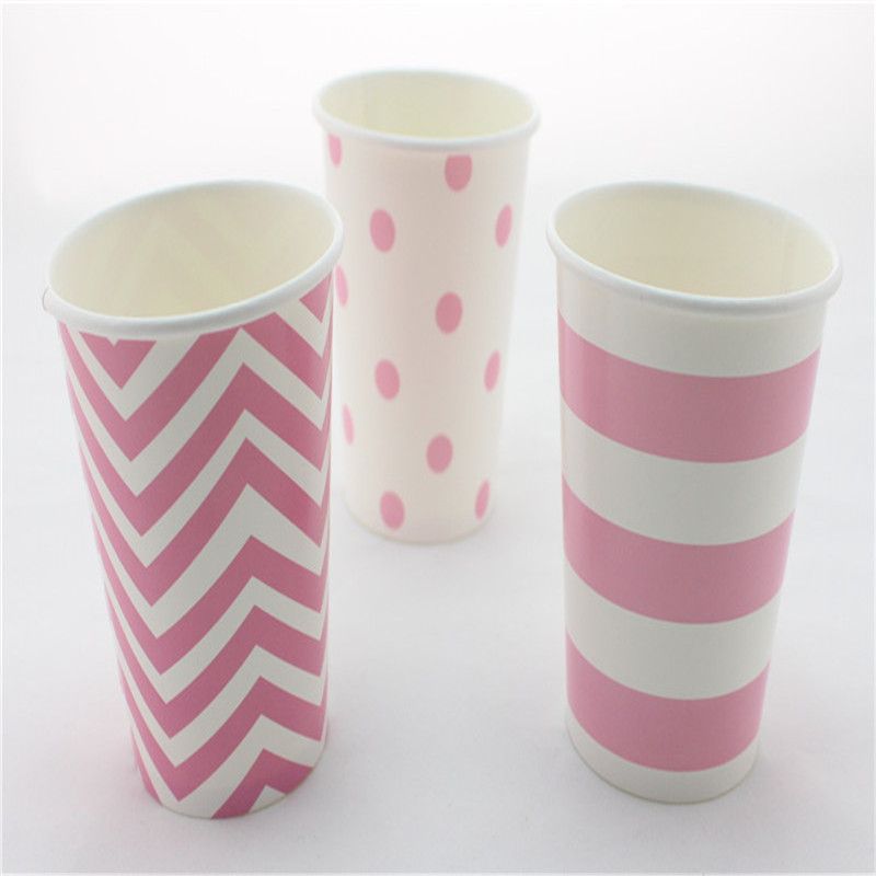 ! Wedding Decor Paper Cups Disposable Paper Drinking Cup for Party