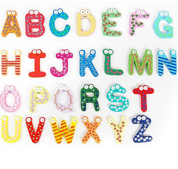 colorful cartoon design letters refrigerator fridge magnets education teaching alphabet kids toys fridge magnets letters magnets refrigerator magnets online