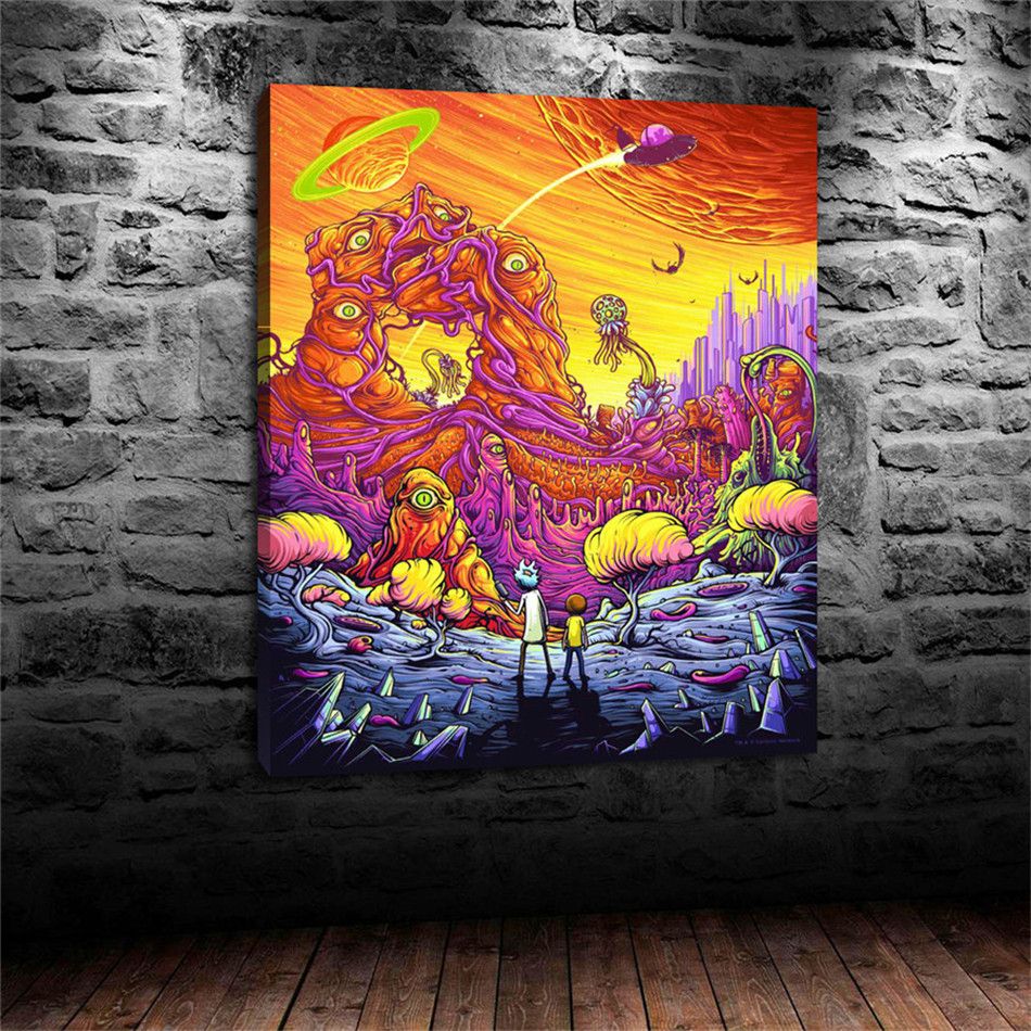 2019 Rick And Morty,Home Decor HD Printed Modern Art ... 2019 Rick And Morty,Home Decor HD Printed Modern Art ...