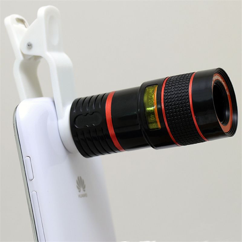 2019 Universal Clip 8X Zoom Mobile Phone Telescope Lens Telephoto