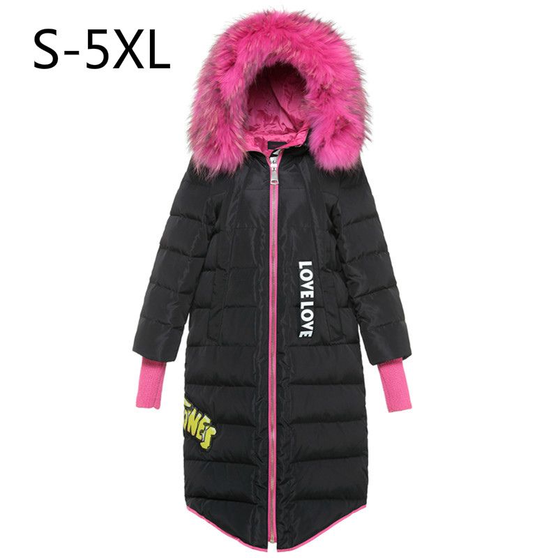 pink winter coat with fur hood