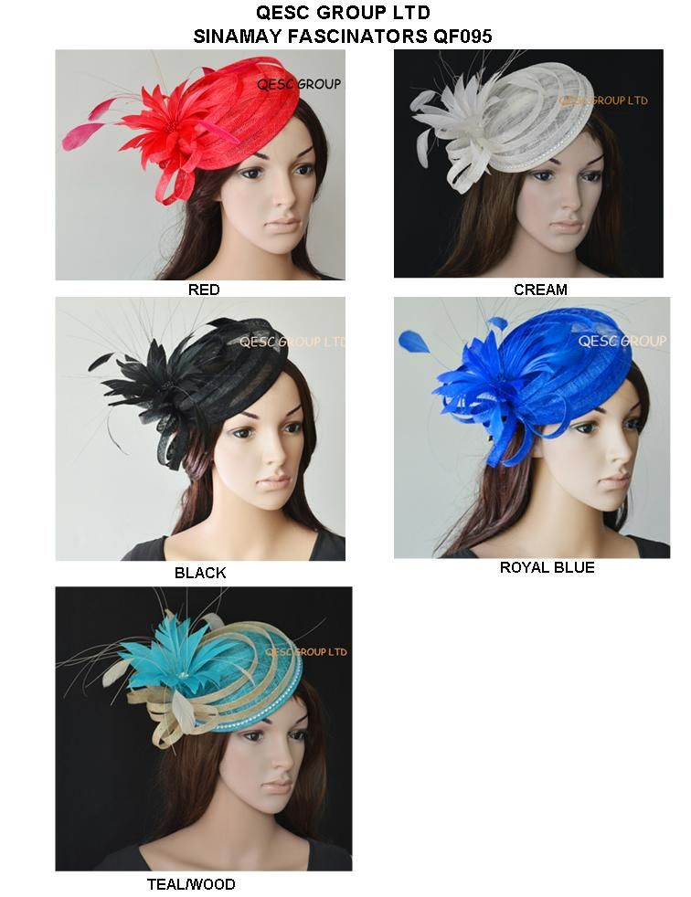 Turquoise Dress Ladies Wedding Hats