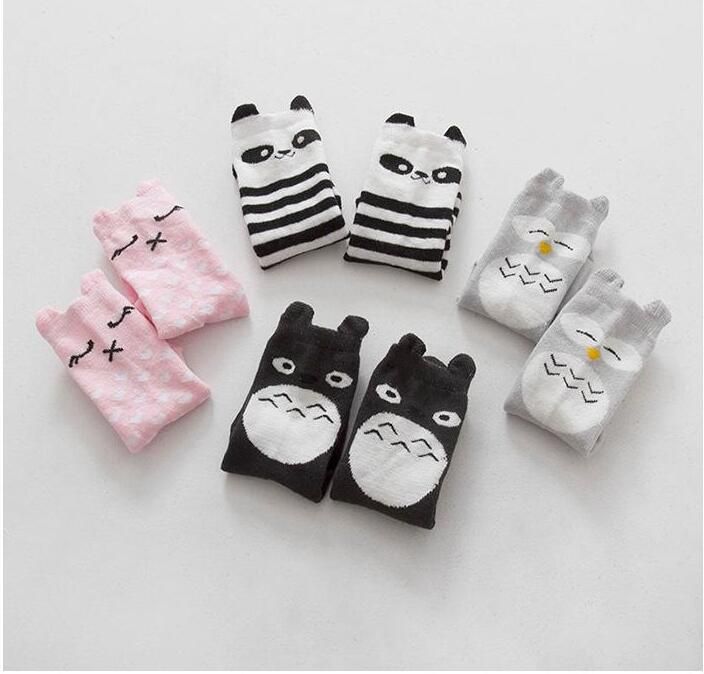 Kids Lovely 3d Animal Non Slip Socks Baby Boy Girl Leg Warmers