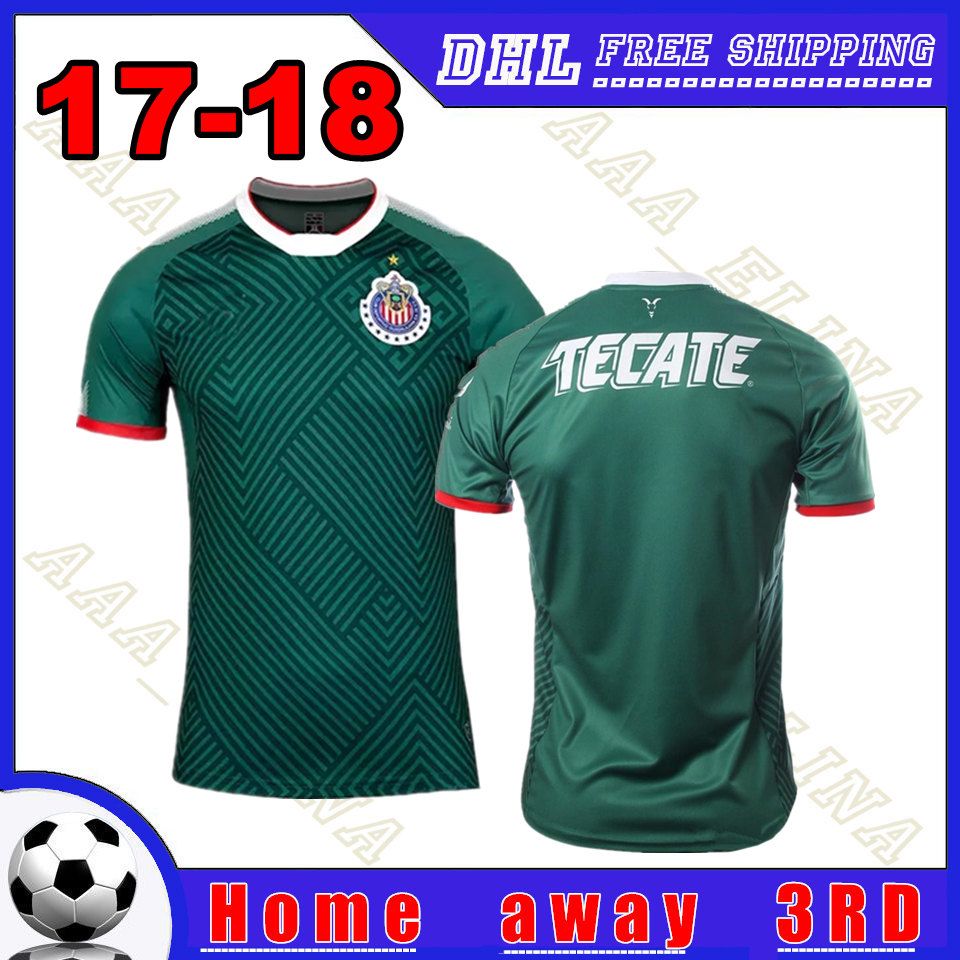 2018 Mexico Guadalajara Soccer Jerseys 1718 Home Away 3rd Chivas Men