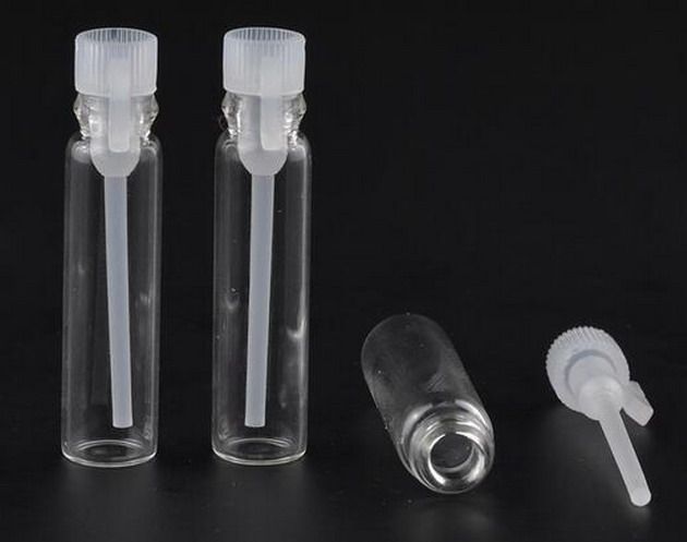 Frascos de cristal de la muestra del perfume del precio de fábrica 2ml, viales de cristal vacíos de la fragancia de 2 ml