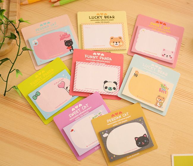Cute post it notes