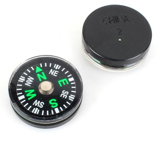Mini Compasses 20mm Diameter Button Mini Compass Plastic Mini Button