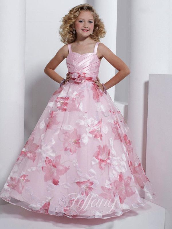 girls light pink dress