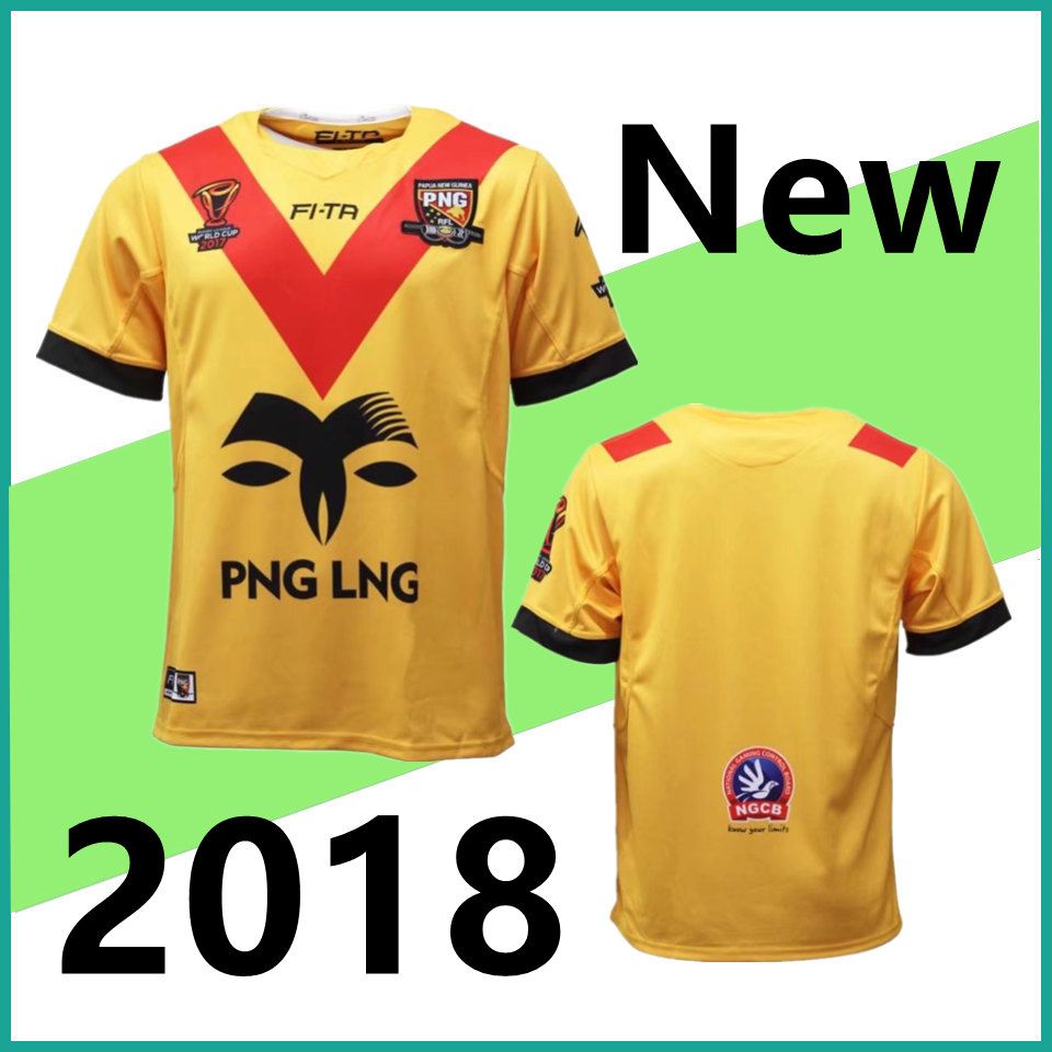 2019 2018 Papua New Guinea Rugby 2017 World Cup Nrl Jersey Rugby Shirt