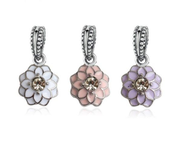 pandora magnolia drop charm pandora magnolia drop charm