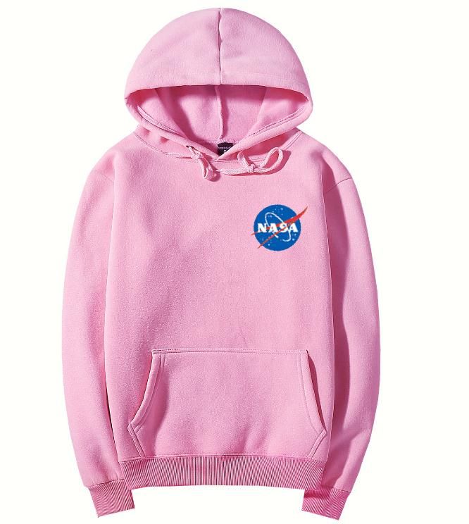 moletom nasa rosa