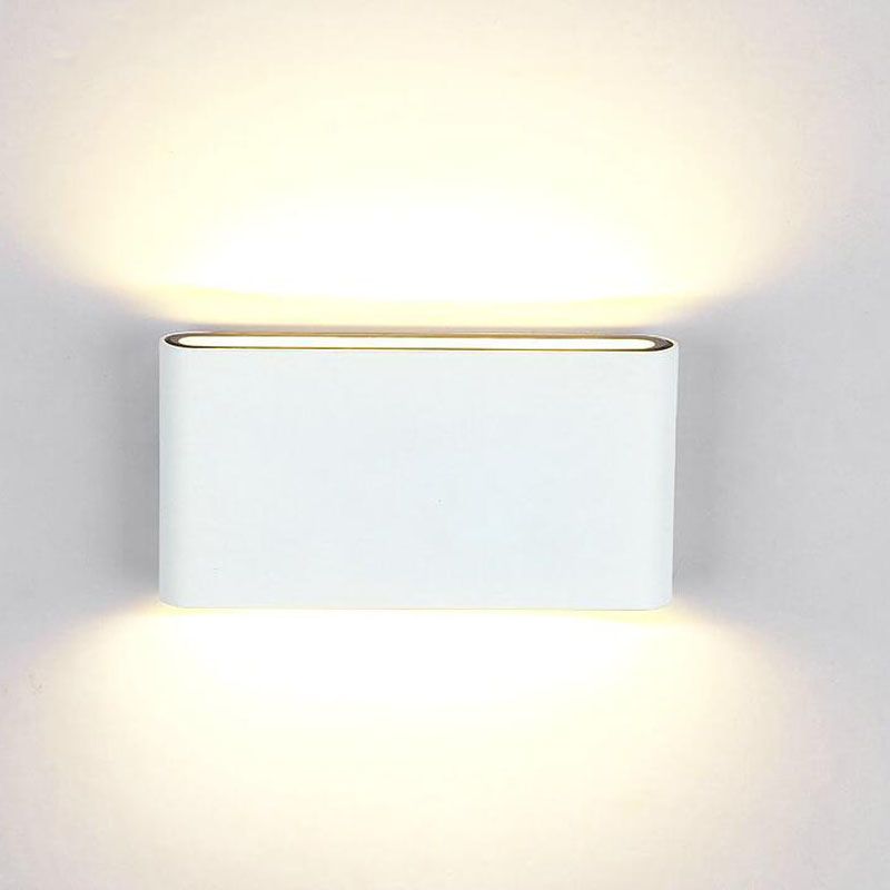 Ultra Thin Outdoor Led Wall Lights Cob 6w Aluminum Surface Mounted Lamp Waterproof Up And Down Sconce Indoor Corridor