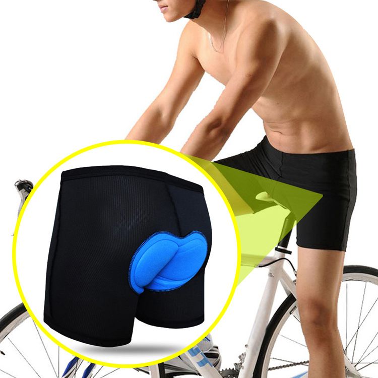 Original Mens Cycling Shorts Riding Bicycle Bike Shorts Blue 3D Padded