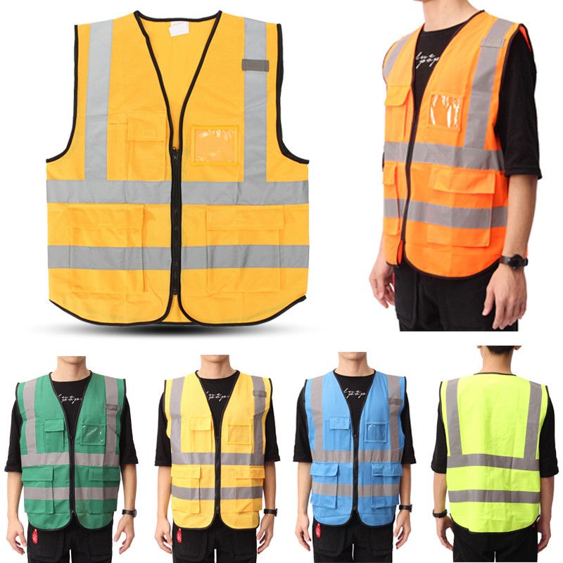 High Visibility Clothing Clothing Safety Reflective Vest L,XL,Night