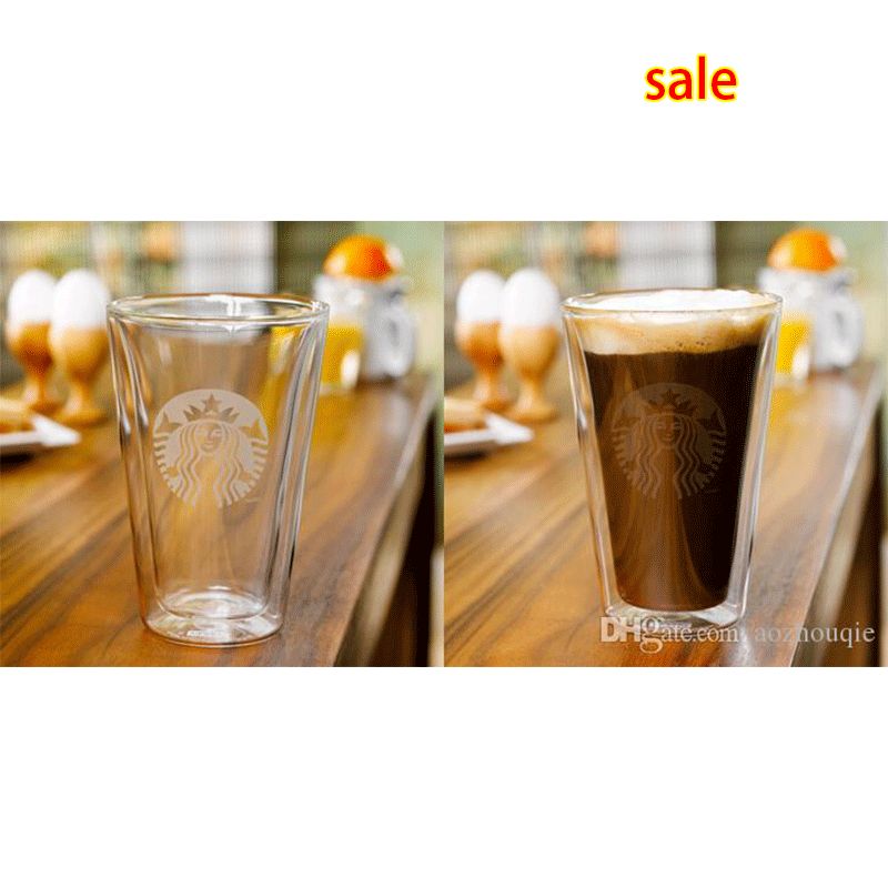 Whole New Creative Drinkware Starbucks Bodum Double Wall Glass Whole New Creative Drinkware Starbucks Bodum Double Wall Glass Beer Coffee Mugs 16oz Clear Cups As Gift Travel From
