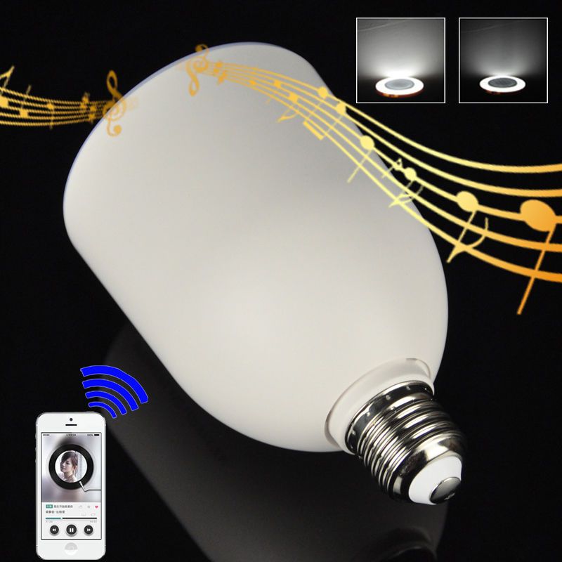 Wireless Bluetooth Speaker Light Bulb Wireless Bluetooth Speaker Light Bulb Player Smart Lamp E27 Rgb Colorful Led By Free App Control Quad Speakers Rca