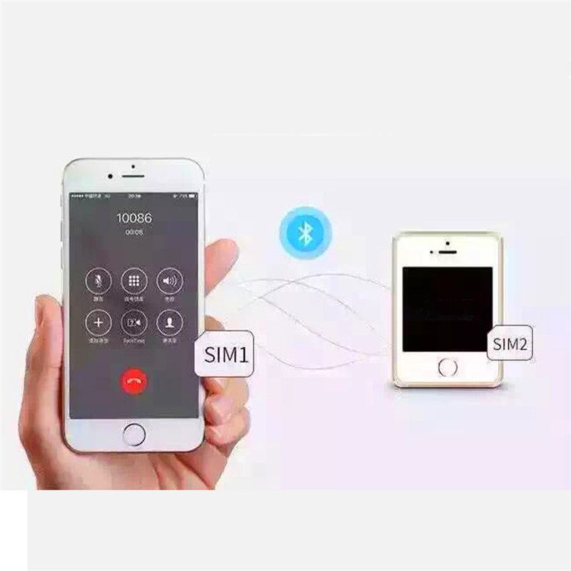 Dual Sim Card Adapter For I Phone, Bluetooth SIM2 For Pad/IPod/I Watch, Micro SIM Card Slot ...