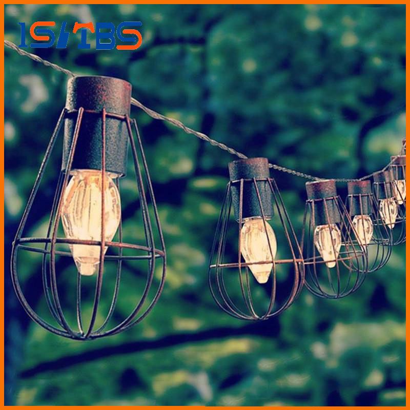 Led Solar Garden Light Lampe Solaire Decorative Metal String Lights Led Solar Garden Light Lampe Solaire Decorative Metal String Lights 10led Waterproof Lamps For Decoration Battery Powered