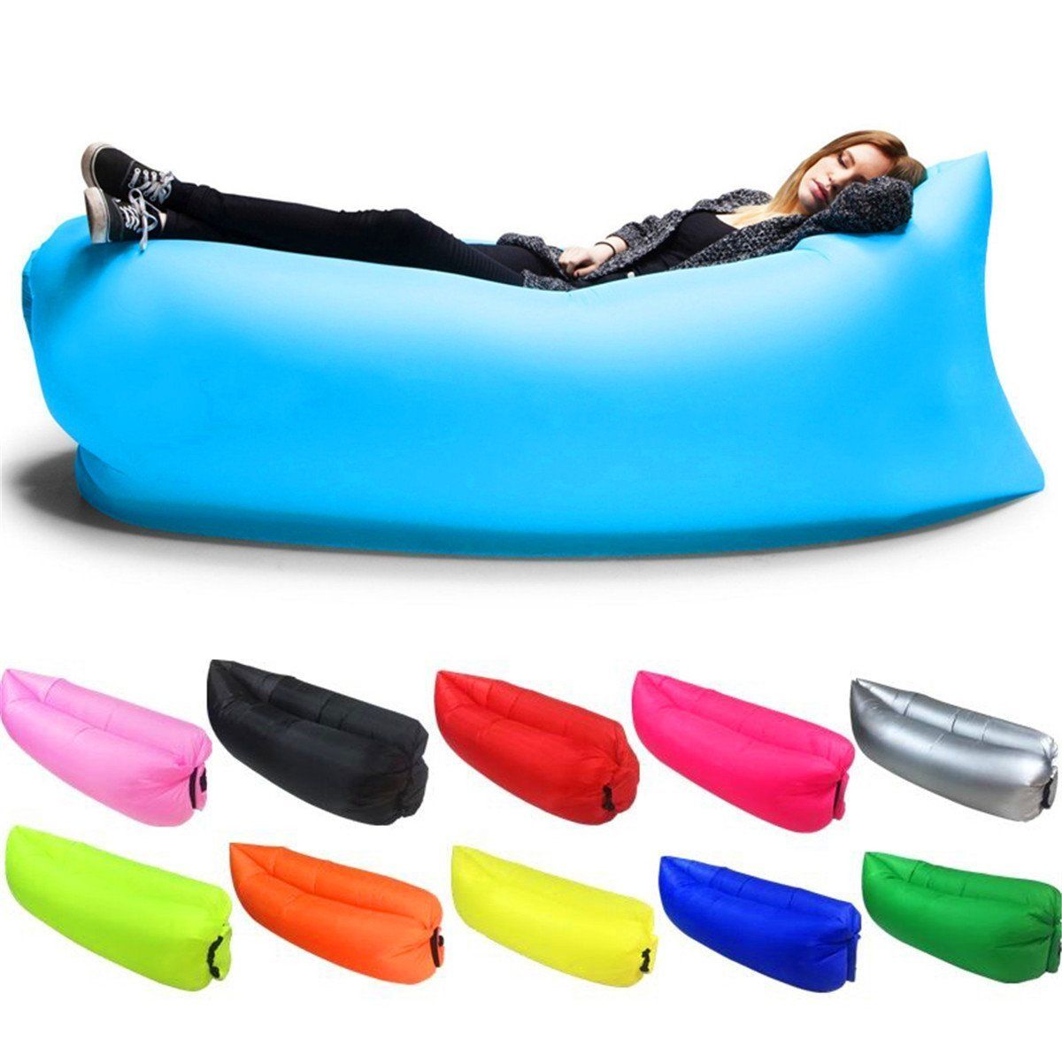 Inflatable Lounger Outdoor Air Sofa Indoor Inflatable Chair With Inflatable Lounger Outdoor Air Sofa Indoor Inflatable Chair With Carry Bag Nylon Fabric Down Sleeping Bags Uk Camping Equipment Sale From Yalaoutdoor, ... - Inflatable Lounger Outdoor Air Sofa Indoor Inflatable Chair With