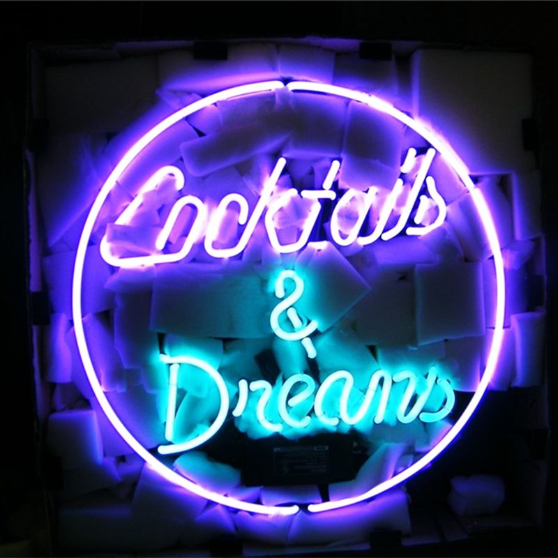 Shop LED Neon Sign Online, 17*14 Inches Glass DIY LED Neon Sign Flex
