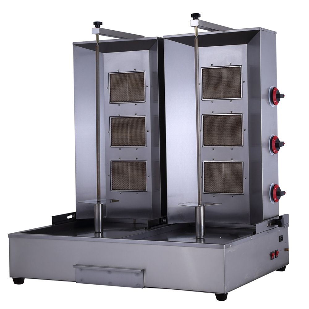 2018 Double Shawarma Machine Doner Kebab Machine Ceramic