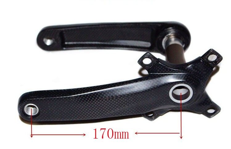carbon fiber mtb crankset