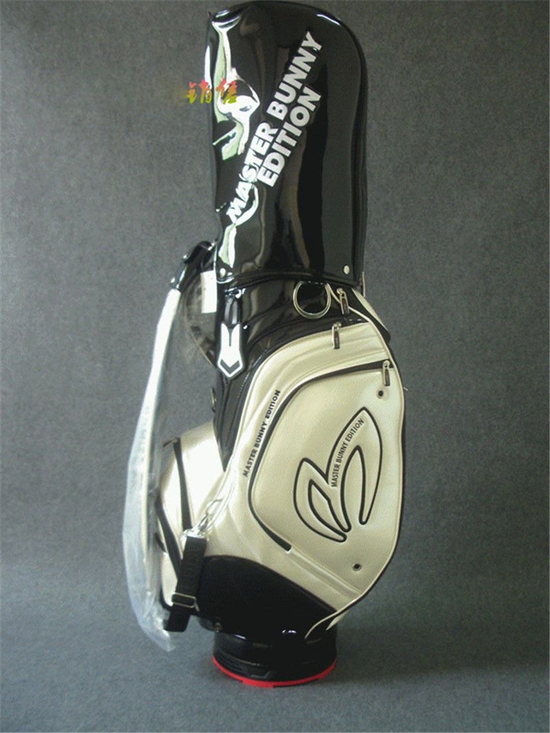 Compre Soporte Bolsa De Golf Hombres Bolsa De Carrito De Golf De Cuero