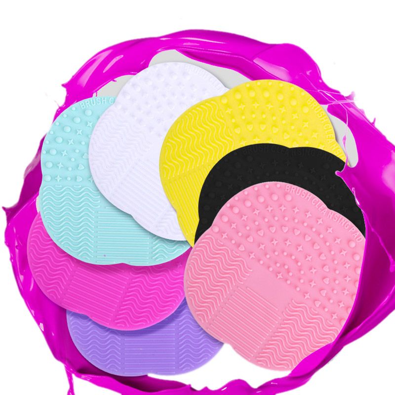 New Silicone Wash Pad Scrubbing Pad Makeup Brush Clean Pad Silicone