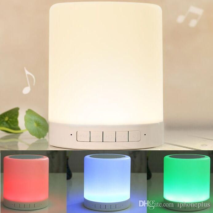 Bluetooth Speaker Touch Sensor Smart Multifunction Led Dimmable Bluetooth Speaker Touch Sensor Smart Multifunction Led Dimmable Night Light With Wireless Bedside Lamp Car Door Speakers Ceiling Mount
