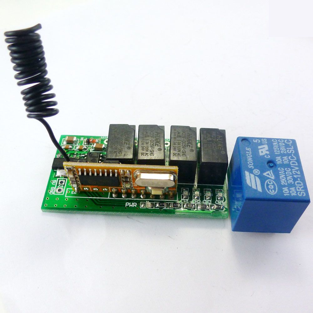 2018 Super Mini DC 5V 9V 12V 433.92M 4CH RF Wireless Remote Control Relay  Switch For PT2262 EV1527 Fixed Learning Code From Liquor, $11.29 |  DHgate.Com