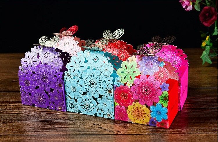 2016 Laser Cut Butterfly Floral Favor Bags Paper Chocolate Candy 2016 Laser Cut Butterfly Floral Favor Bags Paper Chocolate Candy