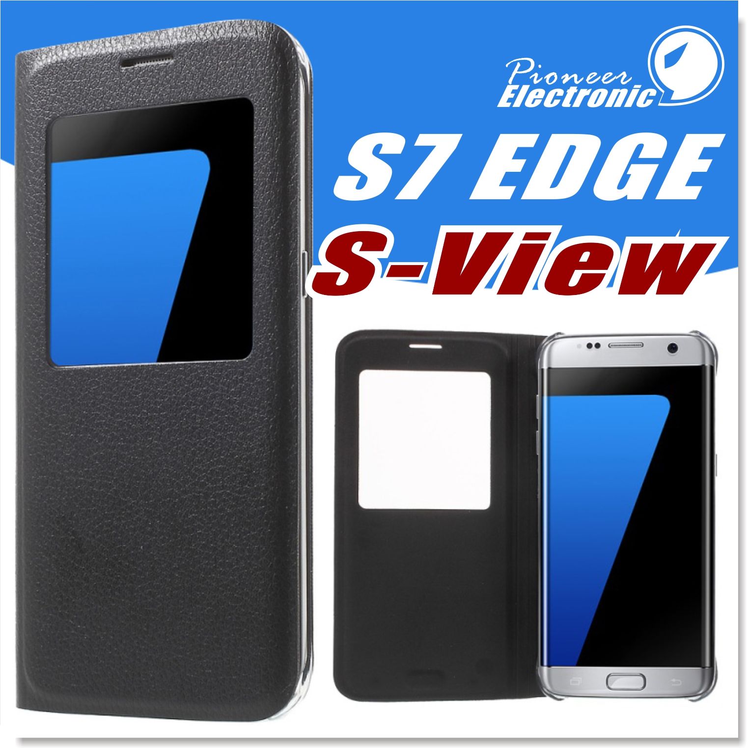 Handy Hülle Filp Abdeckung fenes Fenster Smart View Pu Ledertasche Größes Bild ansehen