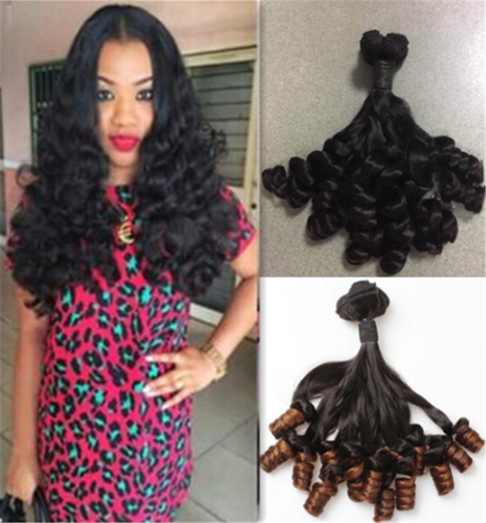 8a Aunty Funmi Fumi Hair Spiral Curly Brazilian Virgin Hair Loose