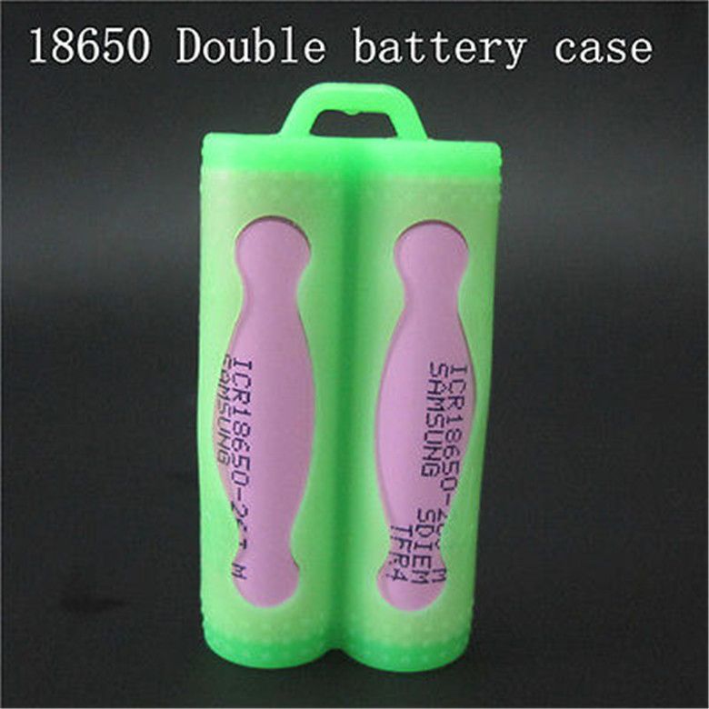 Красочные две батареи 18650 силиконовый чехол мягкая резина кожи протектор E сигареты 18650 батареи sony vtc3 vtc4 vtc5 DHL бесплатно