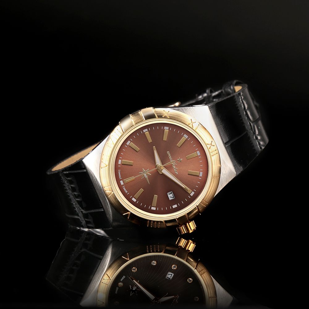 Delgado Impermeable Constelación Marca Genuino Lujo Ultra De Mujer Estrella Reloj Relojes Amor Cuero Pareja Completo CxdBerWo