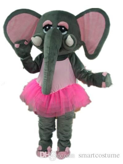sx0723 100 positive feedback a grey elephant mascot costume with