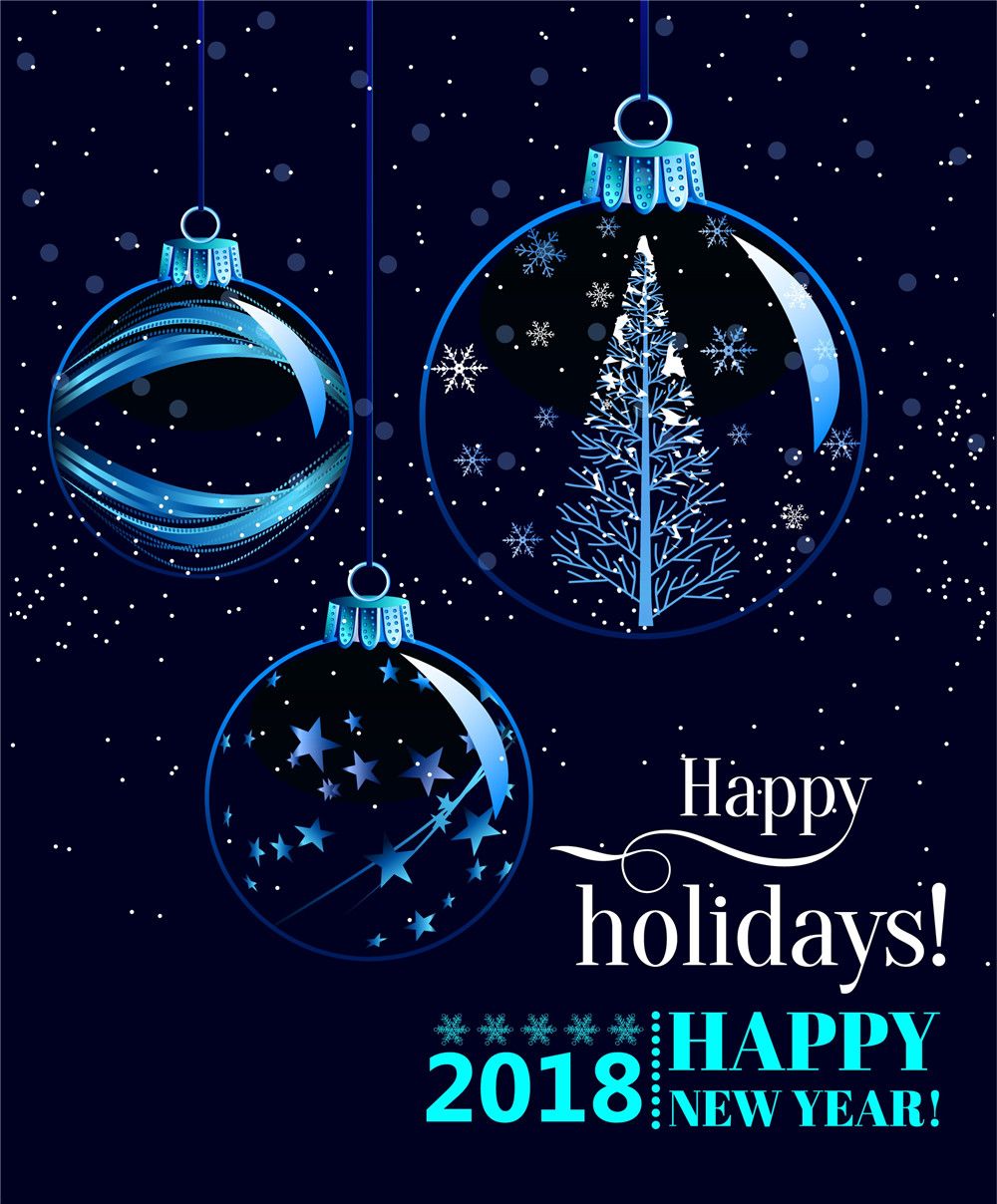 2019 dark blue photography backdrop vinyl digital printed christmas holiday party background