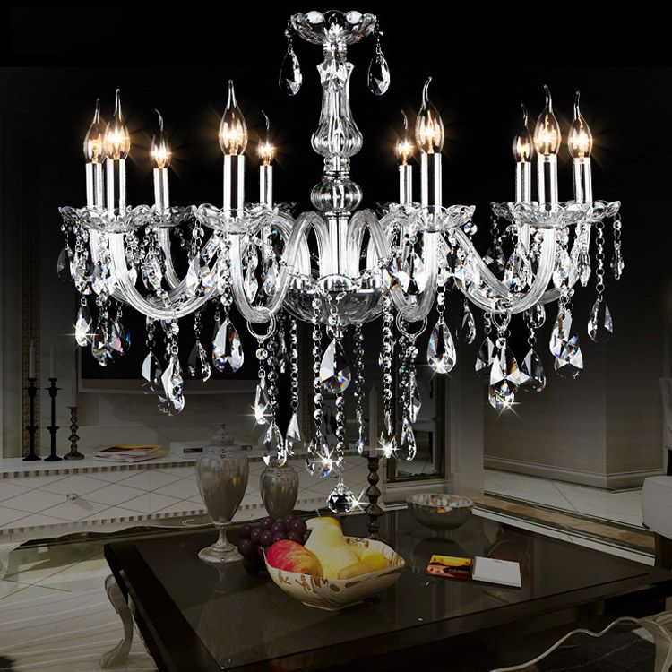 Noble Luxurious Export K9 Clear Crystal Chandelier Dining Room Light Noble Luxurious Export K9 Clear Crystal Chandelier Dining Room Light Chandeliers Optional Res De Cristal Blown Glass