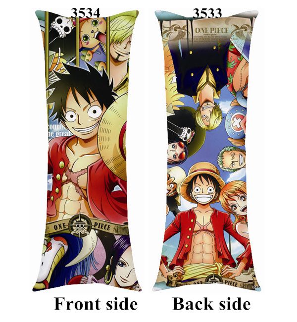 Hot Anime One Piece Luffy Cartoon Body Pillow 40cm*100cm Boy Birthday