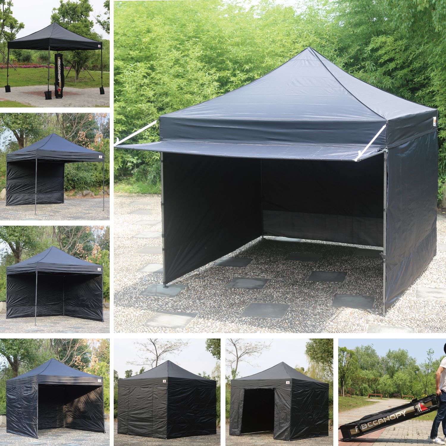 2018 10x10 Abccanopy Easy Pop Up Canopy Tent Instant Shelter Deluxe