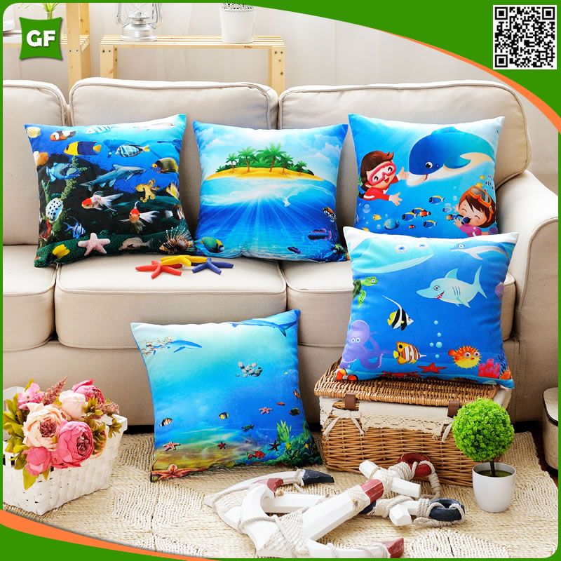 Decorative Pillow Case Coastal Printed New Design 2018 Cushion Cover Decorative Pillow Case Coastal Printed New Design 2018 Cushion Cover High Quality Polyester Customized Sofa Bedding Car Styling Embroidered Cases