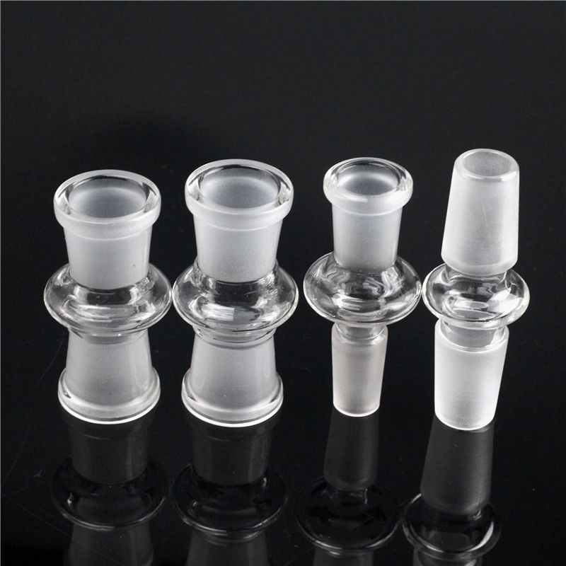 2021 10 Styles Glass Bong Adapter 14.4 18.8 Male To Female Joint 14mm