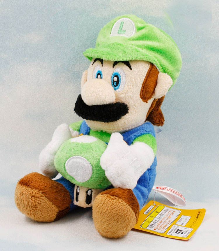 green mushroom mario plush