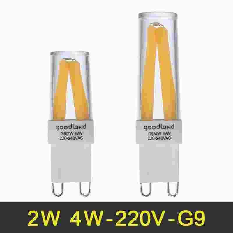 Dimmable G9 Led Lamp 2w 4w Light Filament Bulb 220v Dimmable G9 Led Lamp 2w 4w Light Filament Bulb 220v Chandelier Lamps Replace Halogen Lights Whole E14 Spotlight From