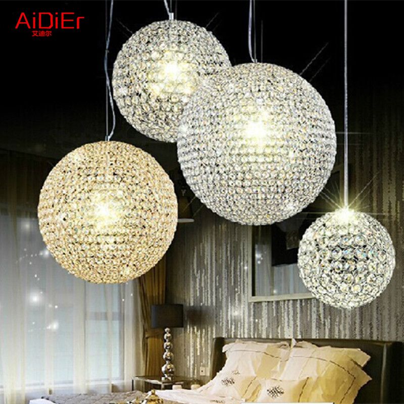 High Quality Crystal Chandelier Modern Minimalist European Style High Quality Crystal Chandelier Modern Minimalist European Style Boutique Spherical Living Room Bedroom Hotel Villa Lighting Pendant Lights Sydney Stained